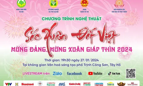Album "Sắc Xuân Đất Việt 2024 của NSƯT Hương Giang"